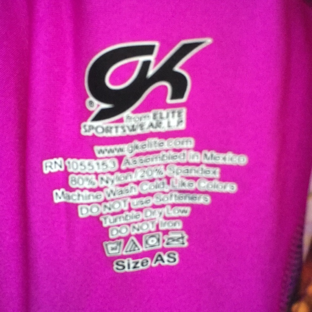 GK Elite Sportswear Racerback Leotard - Picture 6 of 6